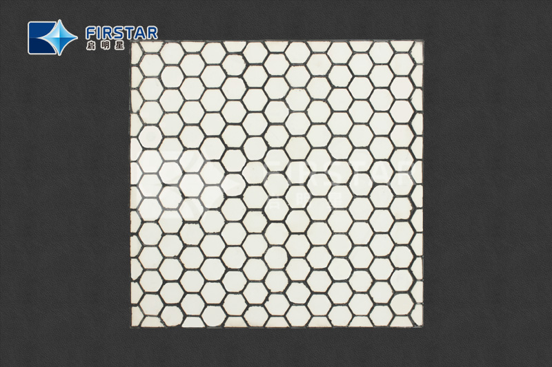 wear resistant steel-rubber-ceramic panel vulcanized ceramic plates