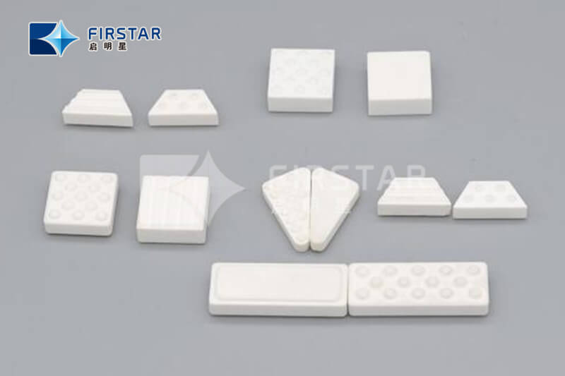 Alumina Wear Resistant Liner Pieces for Pulley Lagging Ceramics